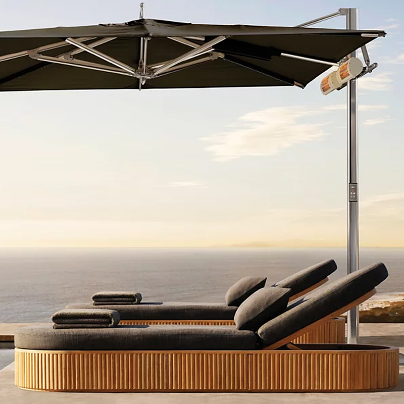 Outdoor Furniture Lounge Set - Sdraio da Piscina per Esterni, Set