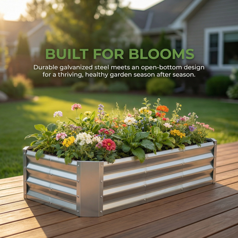 Garden Storage Box - Ampio kit per aiuole da giardino