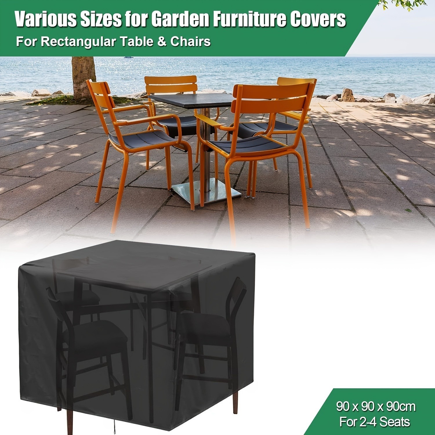 Outdoor Furniture Cover Waterproof - Copertura per Mobili da Giardino Resistente