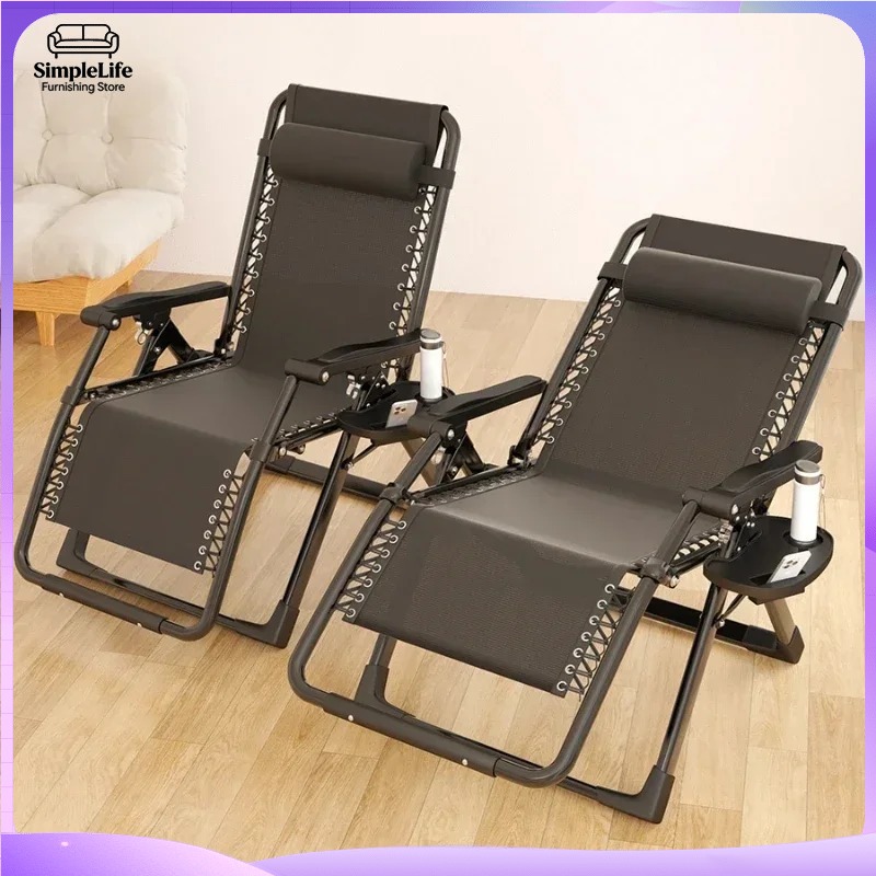 Outdoor Furniture Lounge Set - Sedia Reclinabile a Gravità Zero Portatile