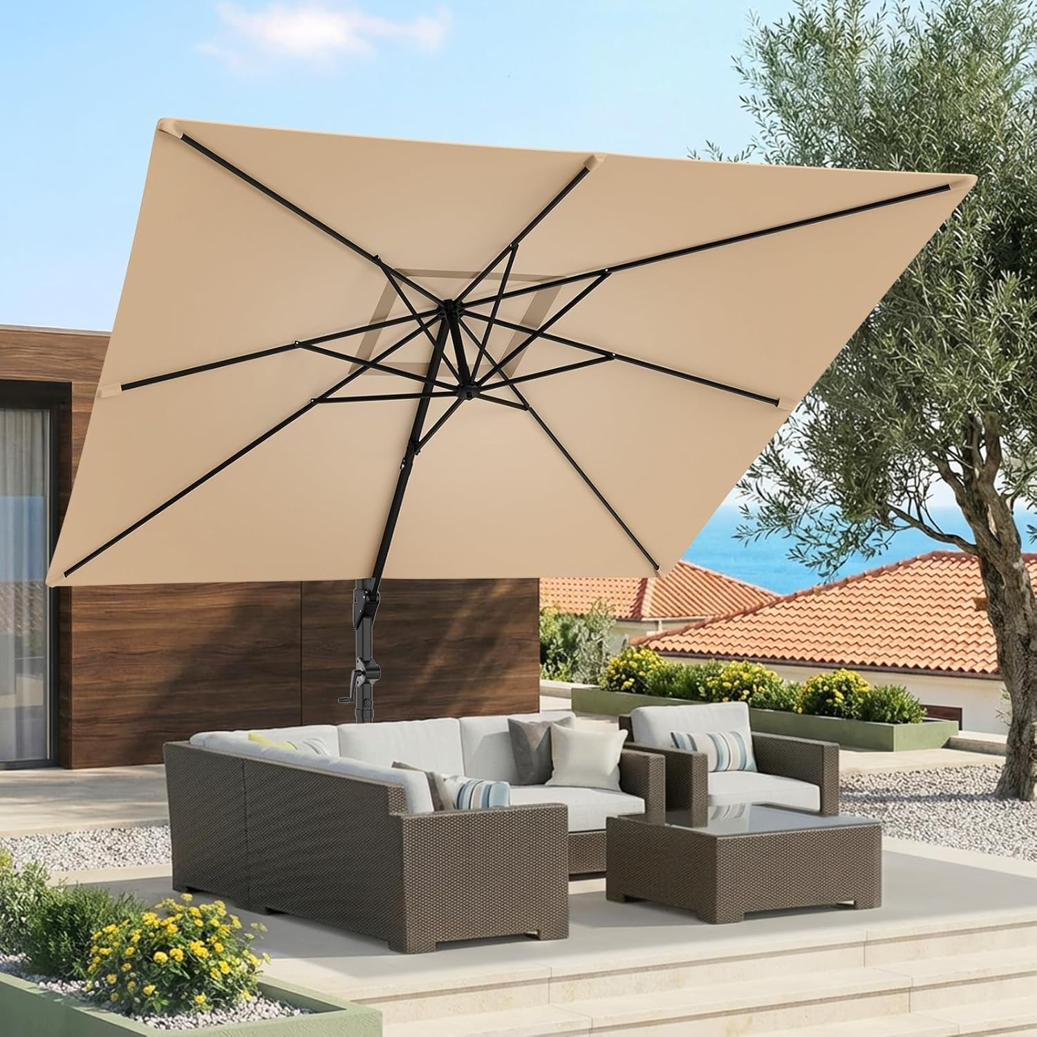 Ombrellone a braccio laterale  - Outdoor Furniture Umbrella recensione e prezzo
