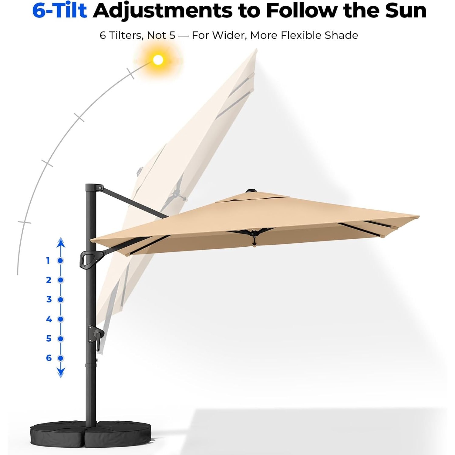 Ombrellone a braccio laterale  - Outdoor Furniture Umbrella recensione e prezzo