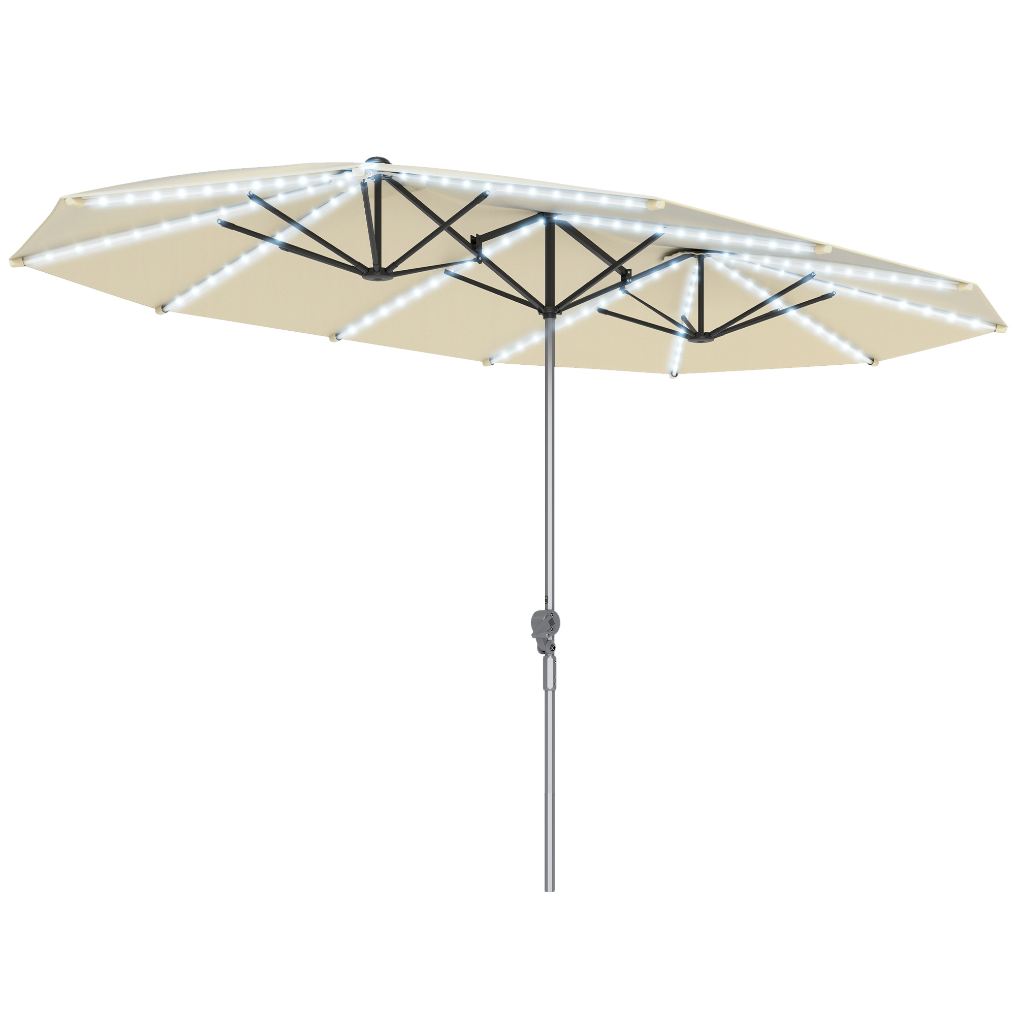 Ombrellone da Patio da 4,5 m c - Outdoor Furniture Umbrella recensione e prezzo