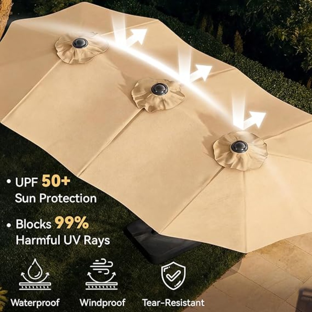 Ombrellone da Patio da 4,5 m c - Outdoor Furniture Umbrella recensione e prezzo
