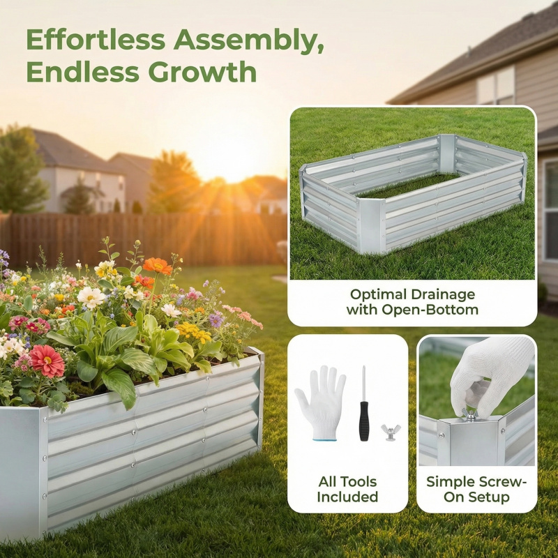 Ampio kit per aiuole da giardi - Garden Storage Box recensione e prezzo