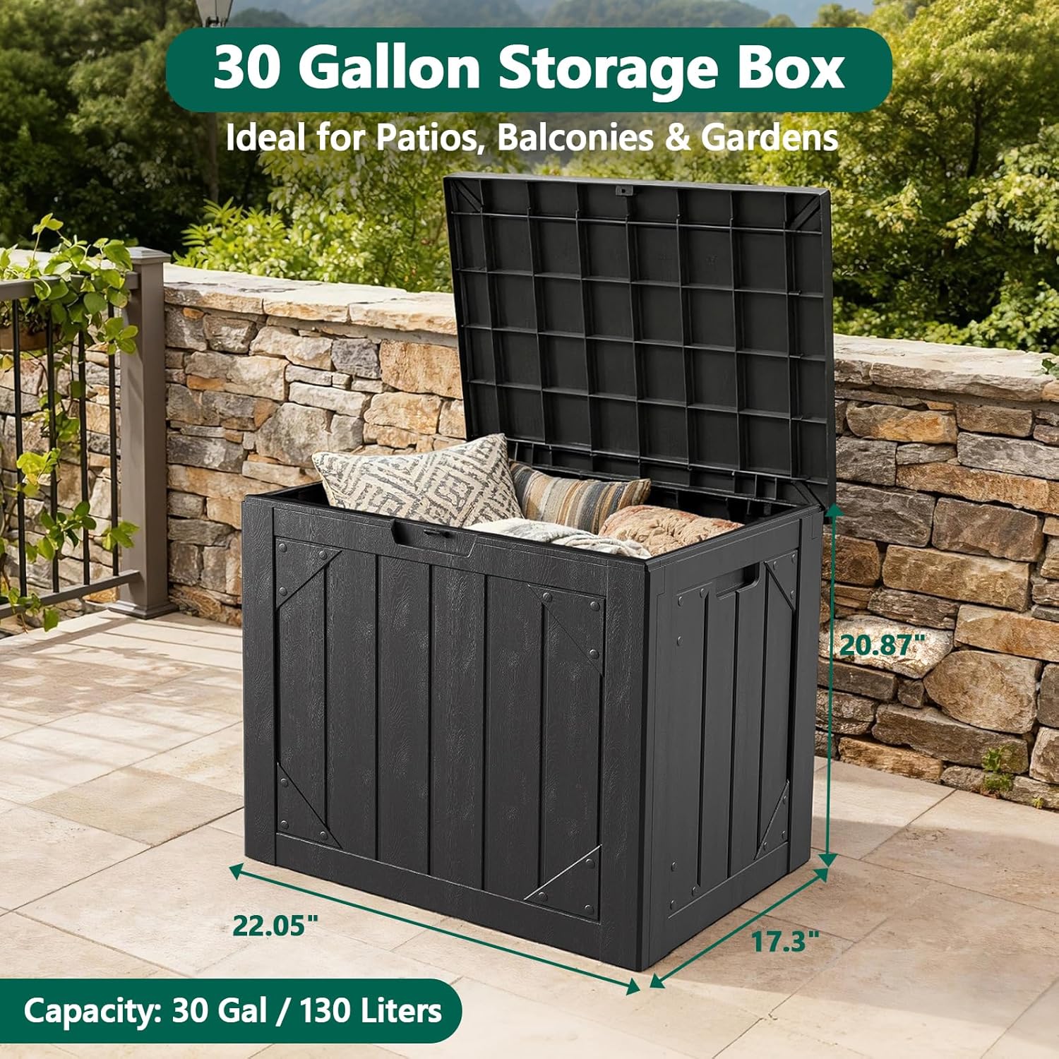 Contenitore da Esterno da 30 G - Garden Storage Box recensione e prezzo