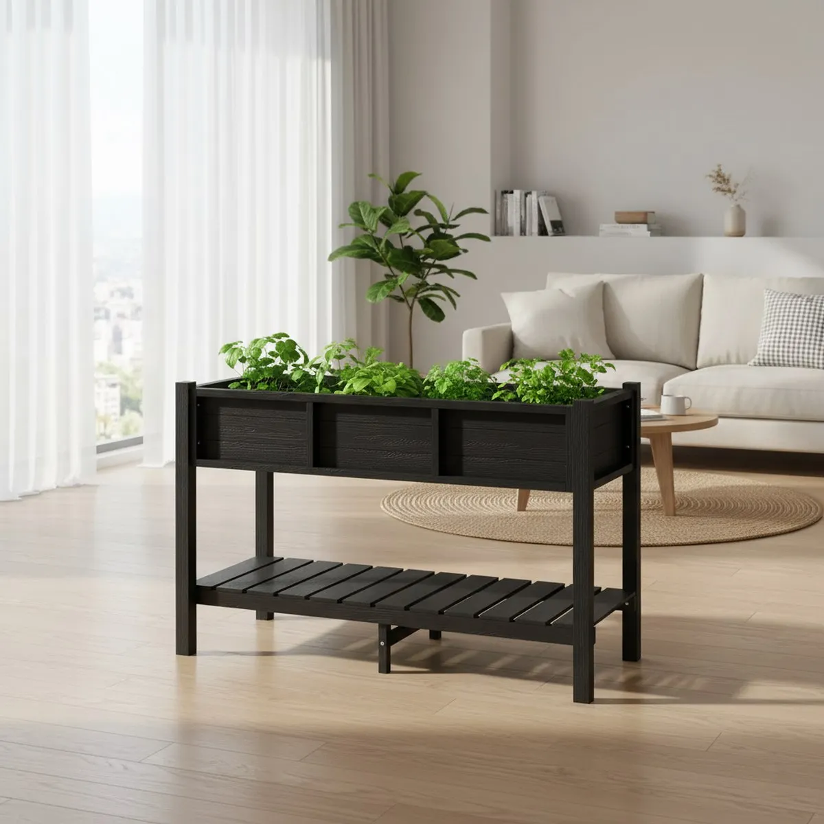 Fioriera Rialzata Grande Nera  - Garden Storage Box recensione e prezzo