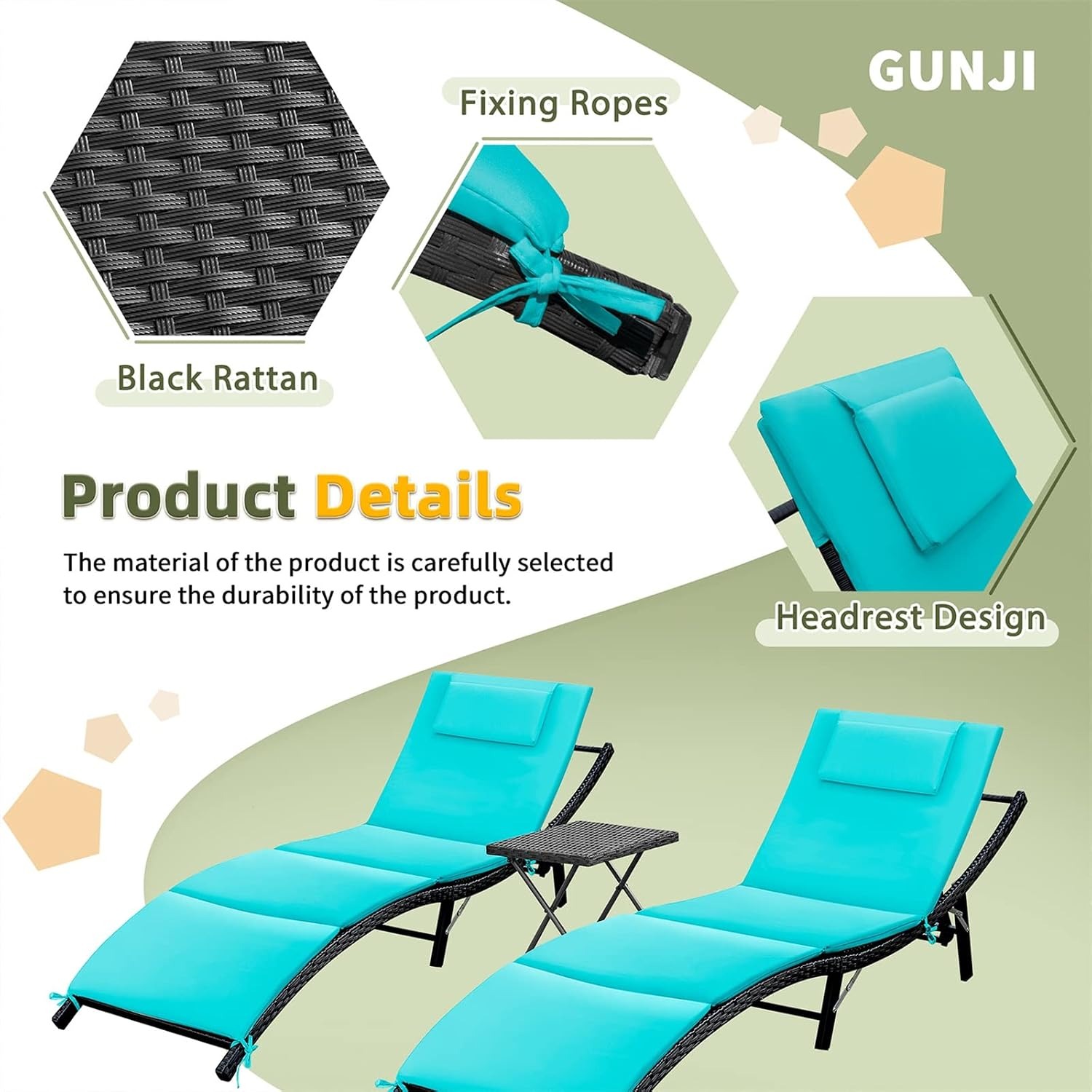 Set da 3 Pezzi per Patio in Vi - Outdoor Furniture Lounge Set recensione e prezzo