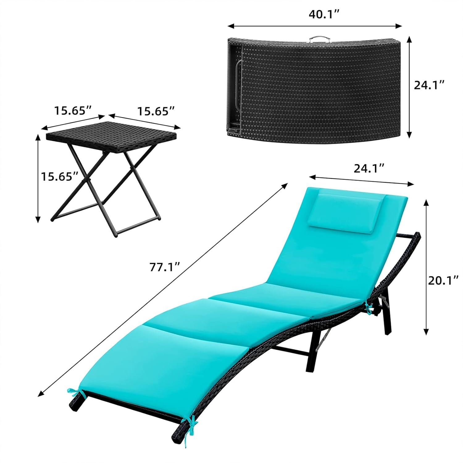 Set da 3 Pezzi per Patio in Vi - Outdoor Furniture Lounge Set recensione e prezzo