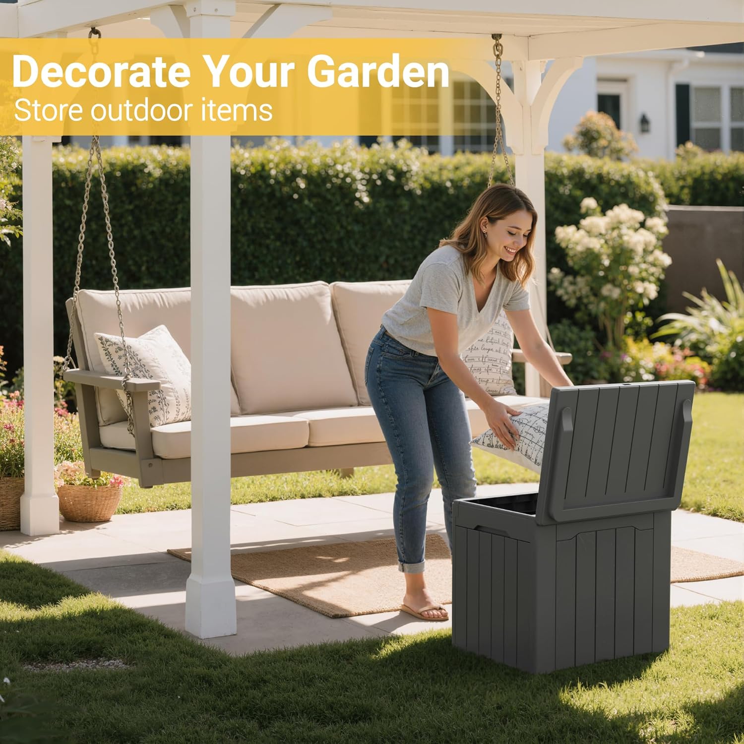 Contenitore da Esterno da 31 G - Garden Storage Box recensione e prezzo