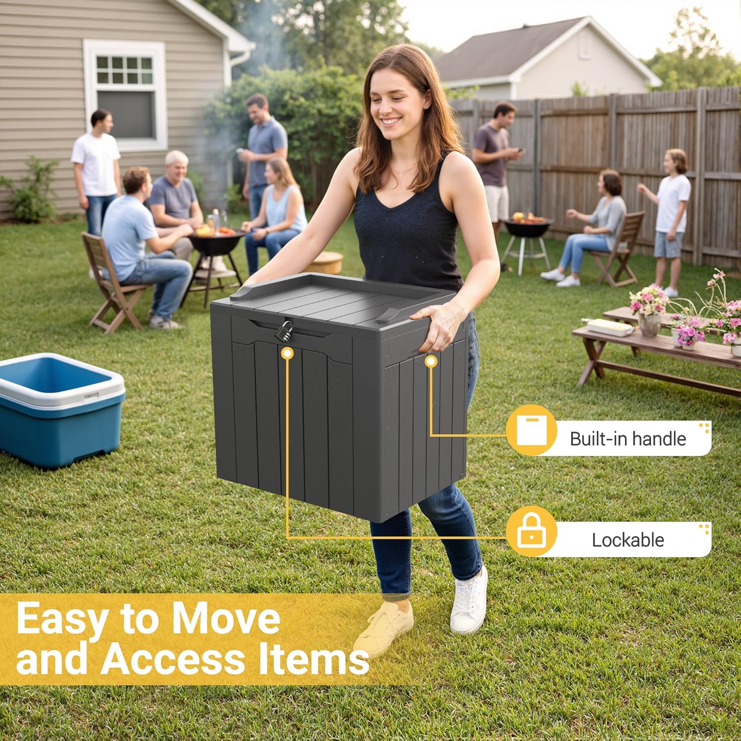 Contenitore da Esterno da 31 G - Garden Storage Box recensione e prezzo